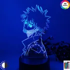 Акриловая 3d лампа аниме мой герой Академия Даби, светодиодный светильник для спальни, крутая декоративная манга, подарок для Него, Цветной Rgb ночник Dabi