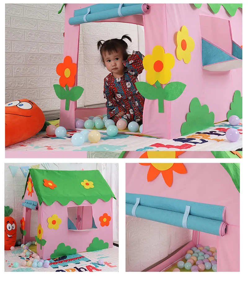 Игровой домик, детская палатка, игрушка, складная, портативная, для девочек, принцесса, для помещений, для улицы, для сада, игровой мяч, бассейн, игровой домик для детей