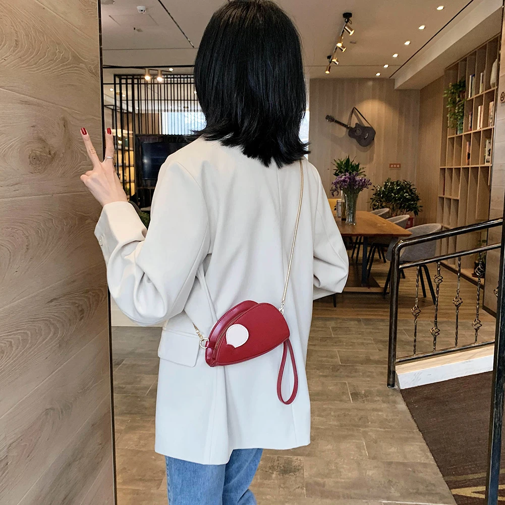 

Novelty Mouse Women Shoulder Messenger Bag Leather Chain Crossbody Handbag