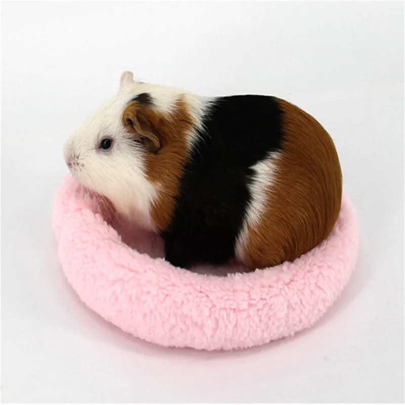 

Hamster Nest Pad Velvet Warm Pet Cushion Hedgehog Chinchilla Rabbit For Rodent/Guinea Pig/Rat/Hedgehog Pink Colors S Pet Supplie