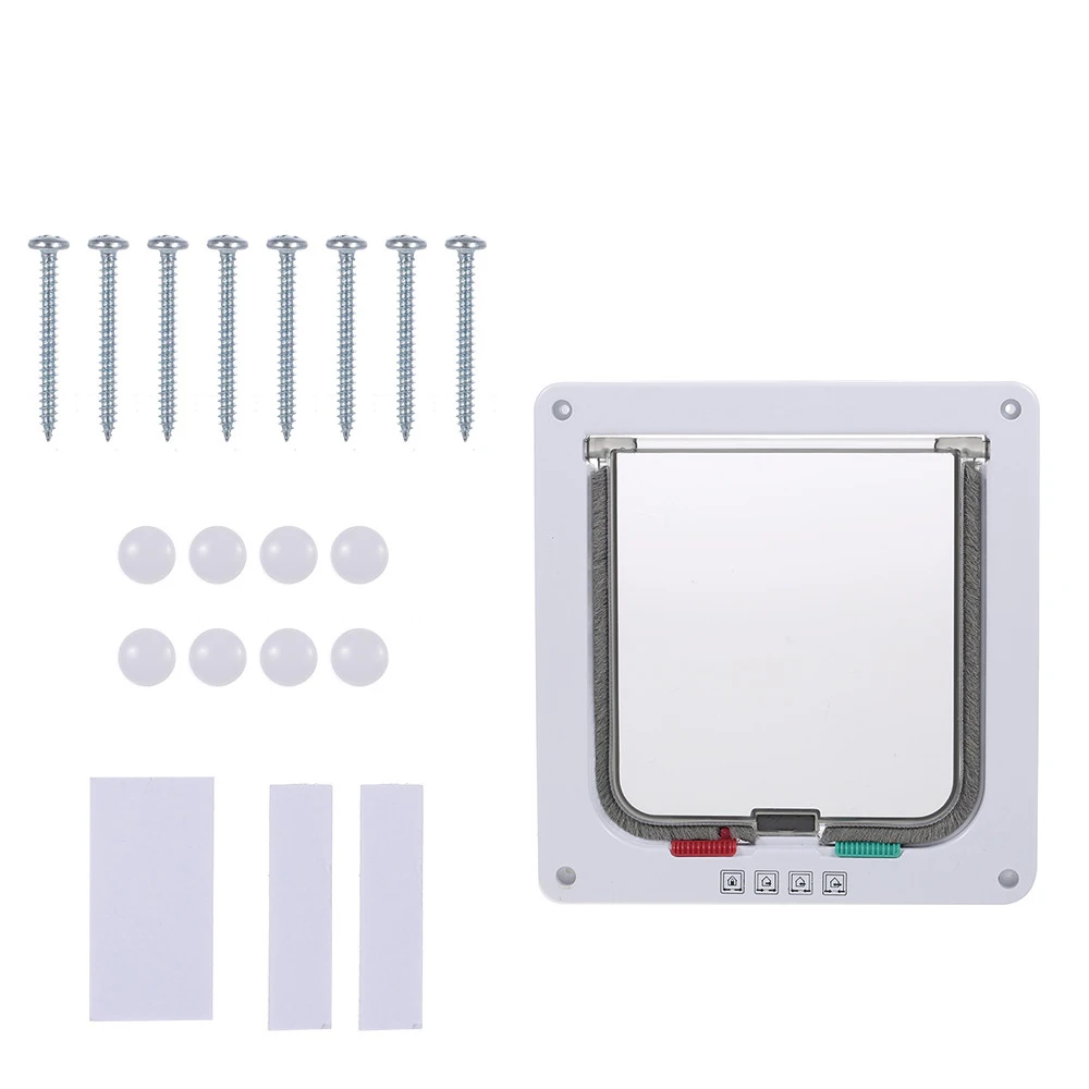 Умная 4-ходовая дверь для домашних животных Блокировка безопасности из
