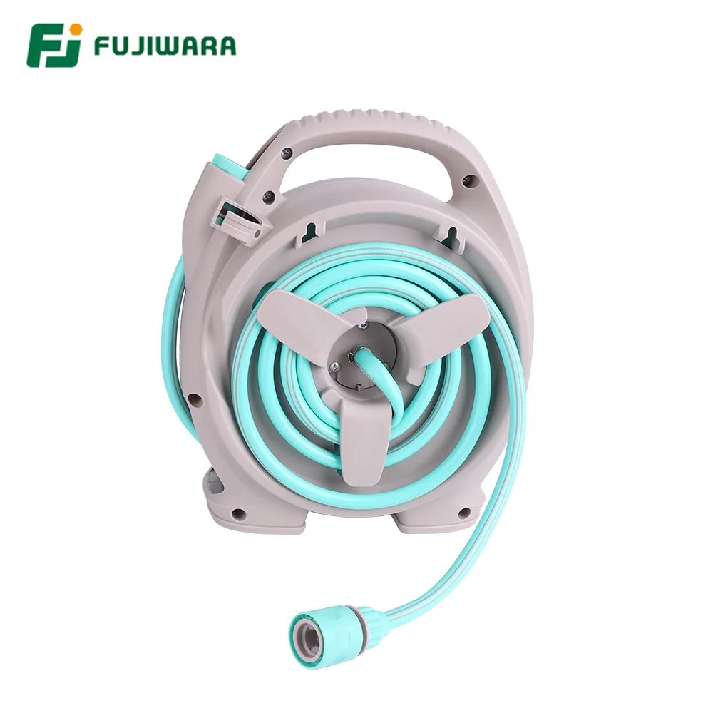FUJIWARA 15 м трубчатая катушка для воды домашний садовый душ насадка шланга набор