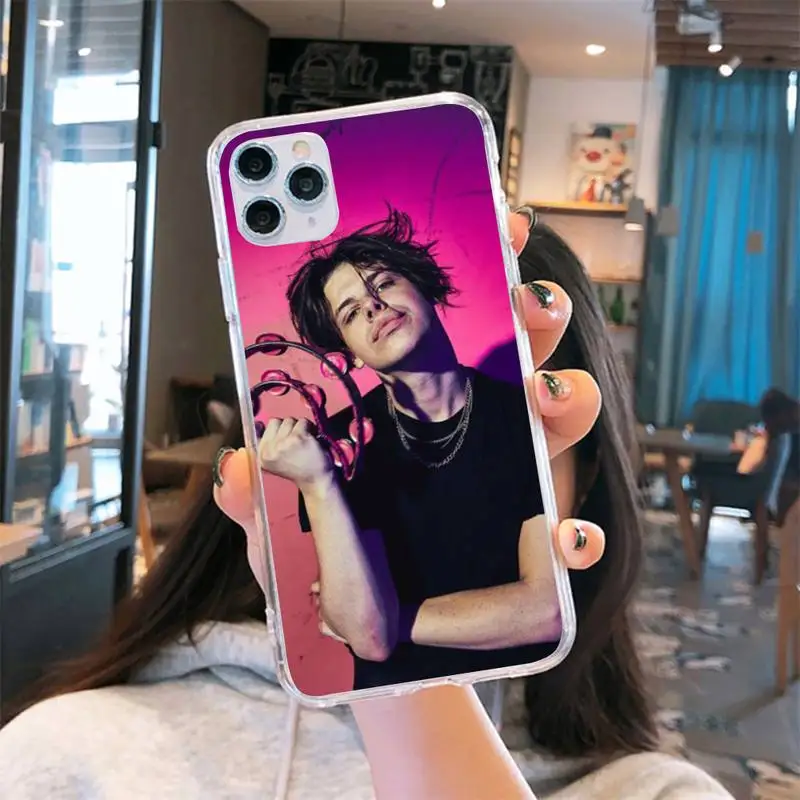 

Yungblud British rock singer Phone Case Transparent for iPhone 6 7 8 11 12 s mini pro X XS XR MAX Plus