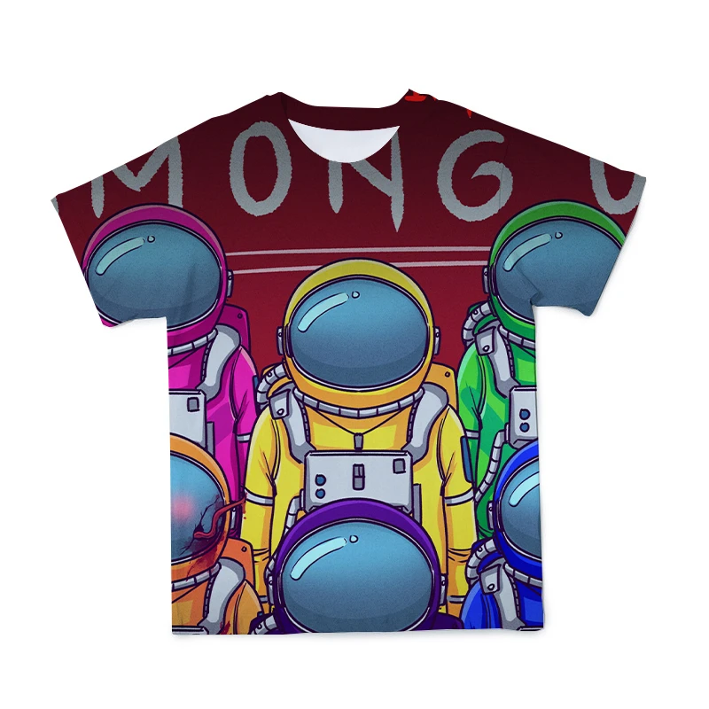 

A Very Classic New Game Will Be Popular In The Summer Of 2021, 3d Printing The Top Short-sleeved T-shirt Between Us 3t-17t