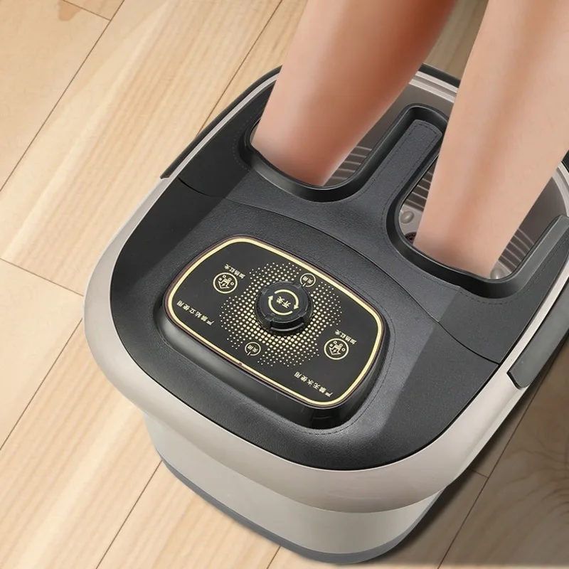 

Foot bath artifact footbath household electric massage heating foot bath barrel Wu Hao Yang purple with automatic foot tub