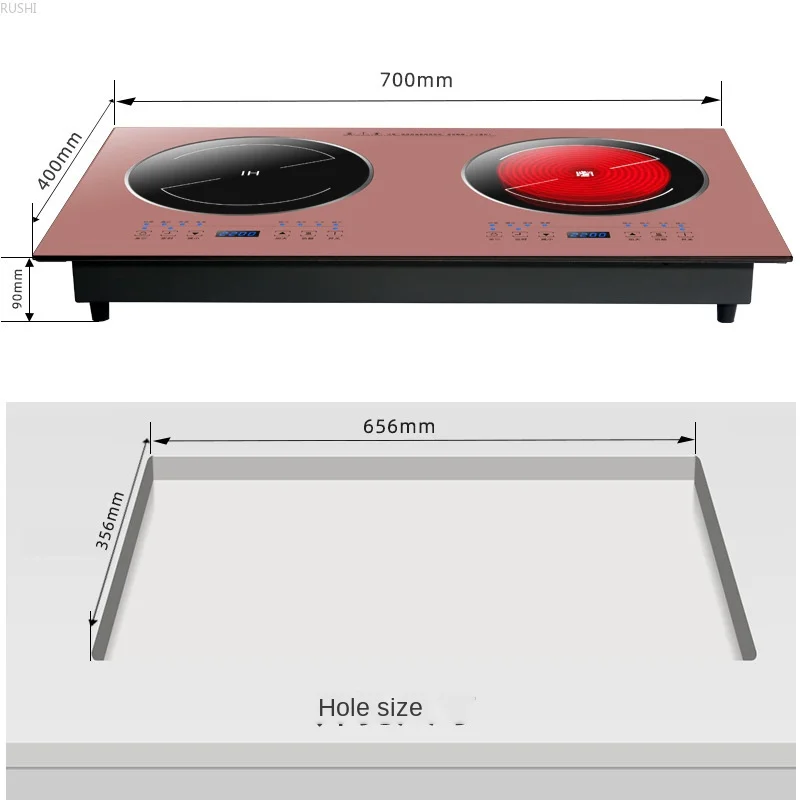 Бытовой умная Индукционная Плита для тушеного мяса горячий горшок электрическая