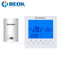 bot 313w wall mounted room thermostat for gas boiler heating thermostat with child lock lcd temperature controller for boiler