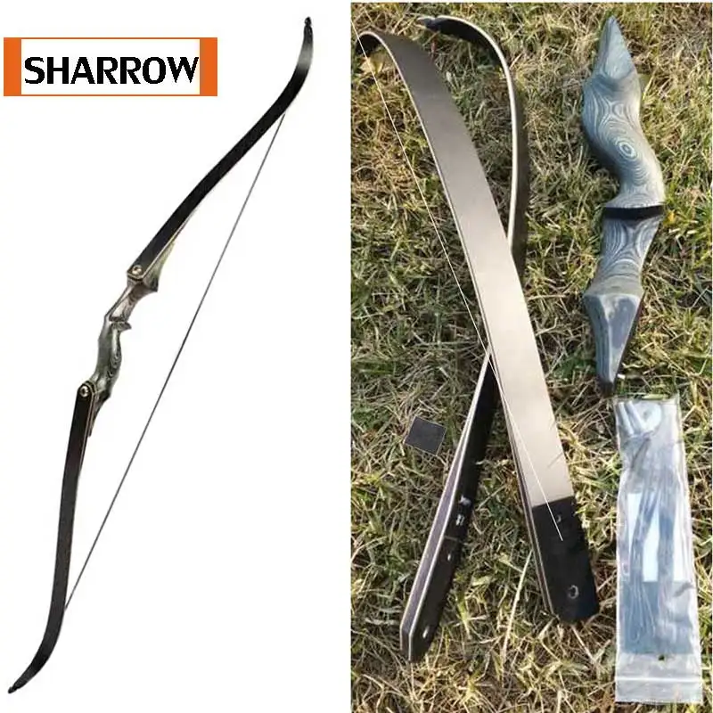 60 дюймов изогнутый бант правая рука черный цвет подарок стрелка 30 фунтов 35 40 45 50 55