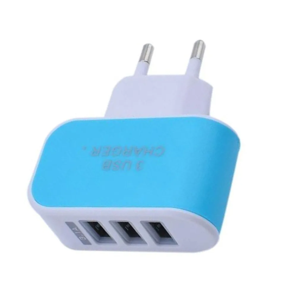Зарядное устройство для дома и путешествий с тройным usb-портом, умная зарядная головка