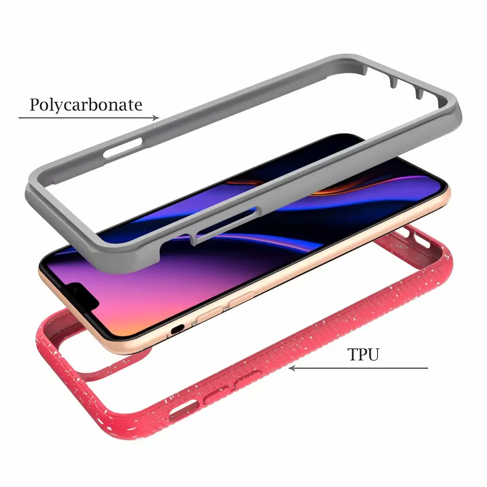 for apple iphone 11 2019 case soft tpu edgehard pc matte transparent protective cover case for iphone 11 pro max iphone11 11pro free global shipping