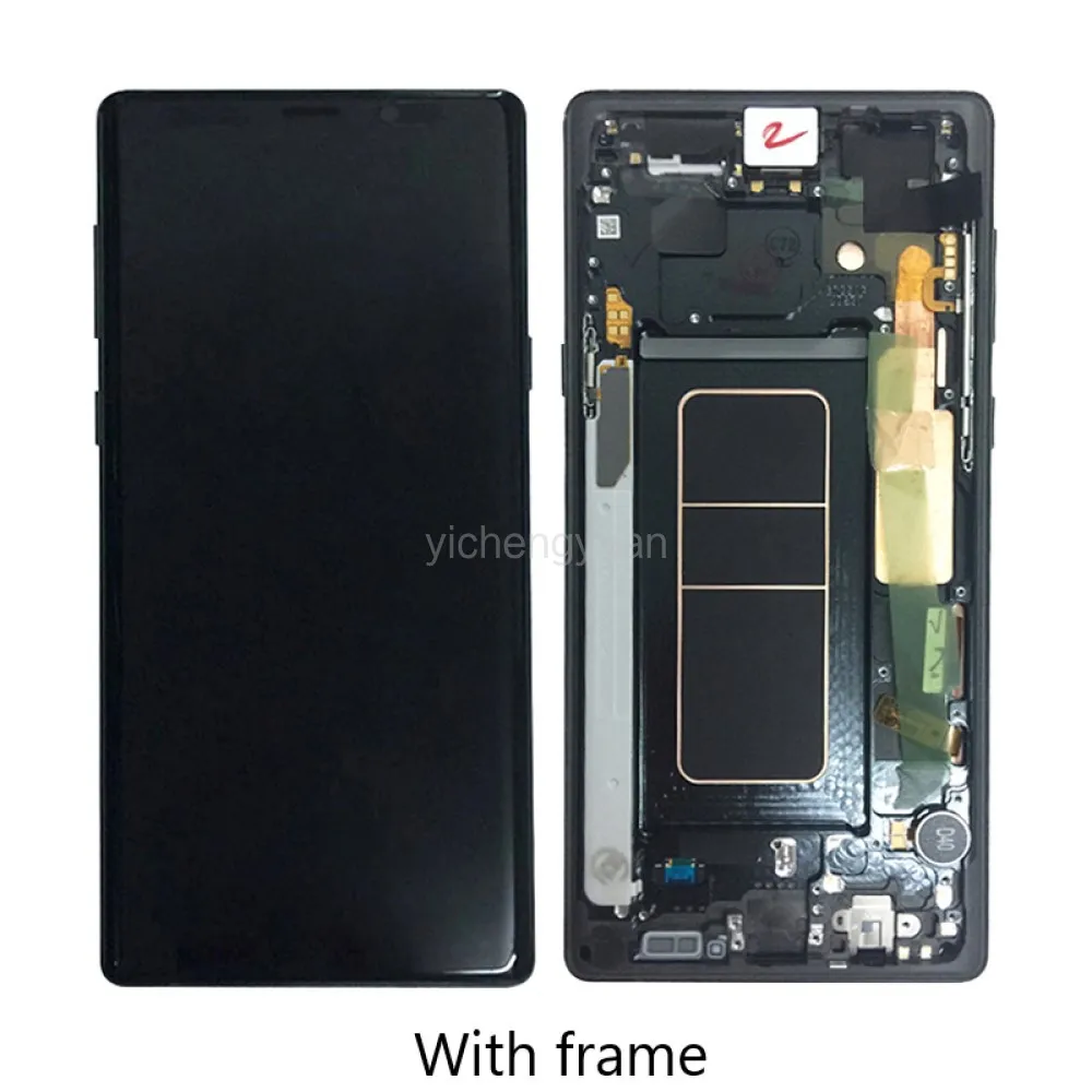 

ЖК-дисплей AMOLED 6,4 ''для SAMSUNG GALAXY Note 9 N960D N960F, сенсорный ЖК-экран с черными точками, дисплей с рамкой, оригинал