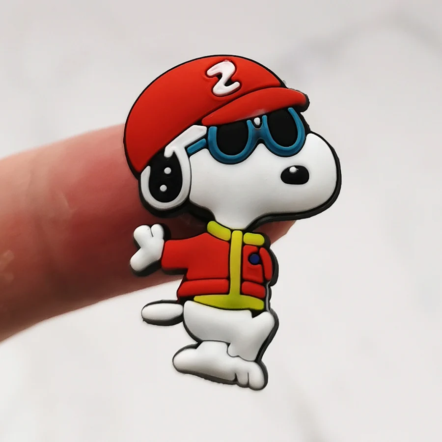 1Pcs Cartoon Animal Flower PVC Shoe Charms Buckle Accessories Shoe Decor Diy Backpack Wristbands Croc Jibz  Kid X-mas Party Gift