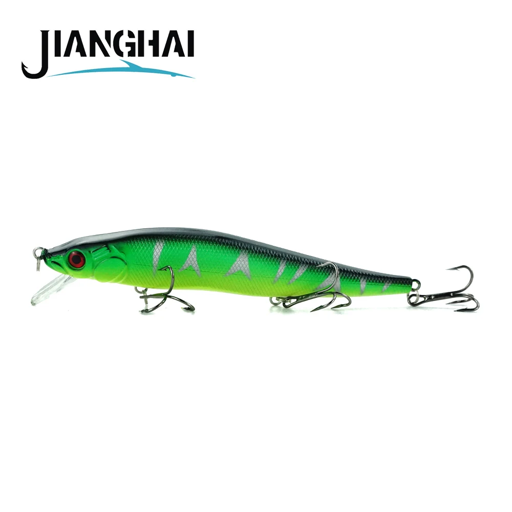 

JIANGHAI Minnow рыболовная приманка кривошипная приманка 140 мм 22,7 г искусственная жесткая приманка Рыболовные Снасти Качественные воблеры свимбе...