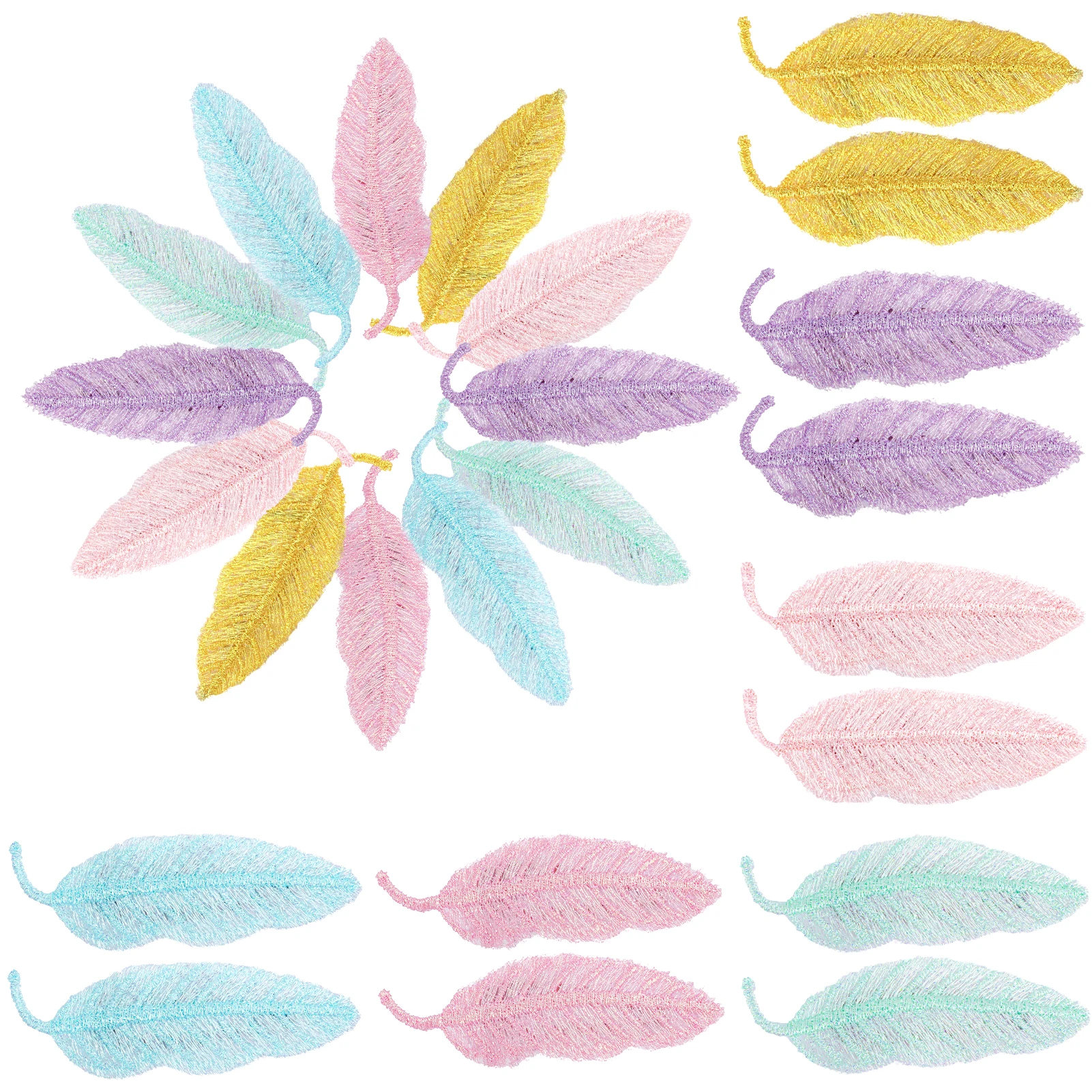 

Candygirl 24pc Lovely Hairpin For Girls Fashion Solid Color Barrette Cute Leaf Hair Clip Hair Accessoires Ornament Kids Headwear