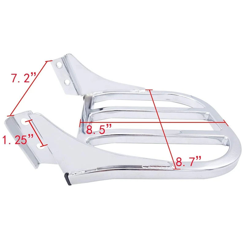 

Motorcycle Modified Trunk Bracket Rear Rack Luggage Rack for XL883 2004-2017