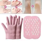 Перчатки гель-содержащие спа-Носки Многоразовые, увлажняющие, отбеливающие, отшелушивающие, бархатные, гладкие, для красоты рук, силиконовый разделитель для пальцев ногУход за ступнями