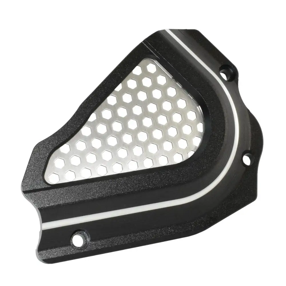 Черная крышка передней звездочки двигателя защита цепи для DUCATI Monster 797 / Scrambler 400 800