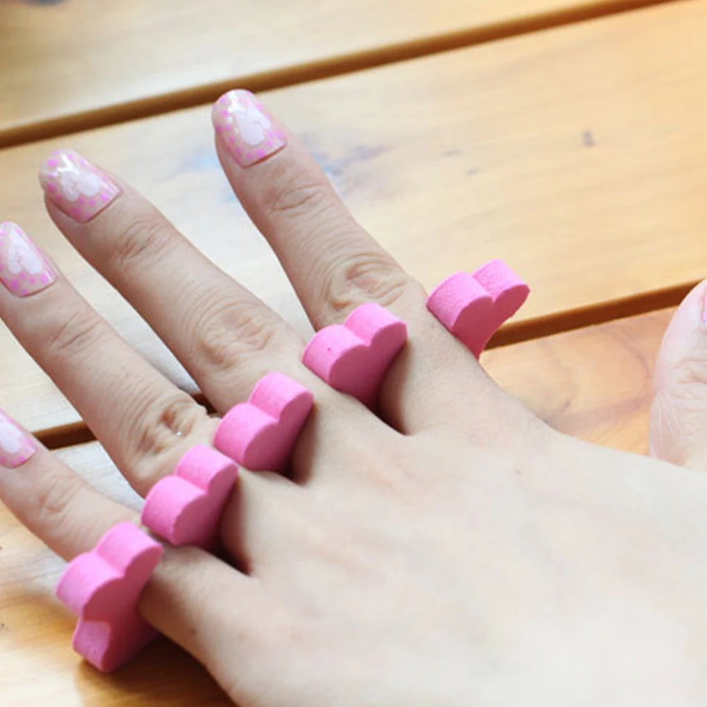 

2/50/100pcs Pink Nail Art Toes Separators Fingers Foots Sponge Soft Gel UV Tools Polish Manicure Pedicure Spacers Tools