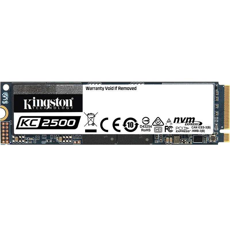 Внутренний твердотельный накопитель Kingston KC2500 M.2 SSD 250 ГБ 500 NVMe PCIe 3 0x4 1 ТБ 2 |