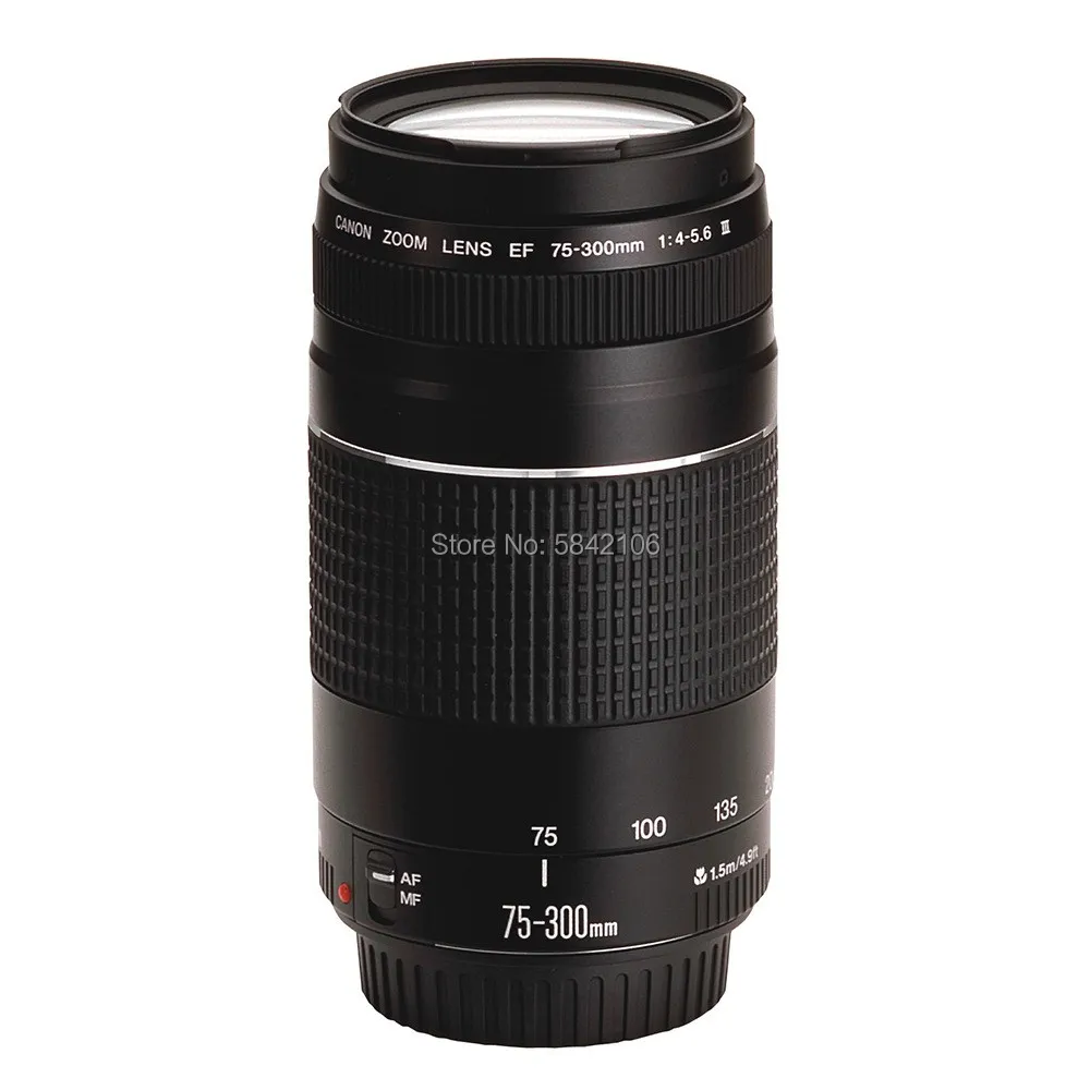 Объективы для камер Canon EF 75-300 мм F/4-5 6 III 100D 200D 750D 760D 77D 1100D 1200D 1300D 1500D 800D 9000D |
