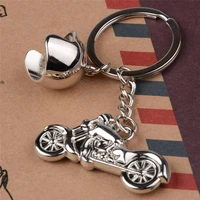 fashion men cool motorcycle pendant key chain gift pendant alloy keychain car key ring