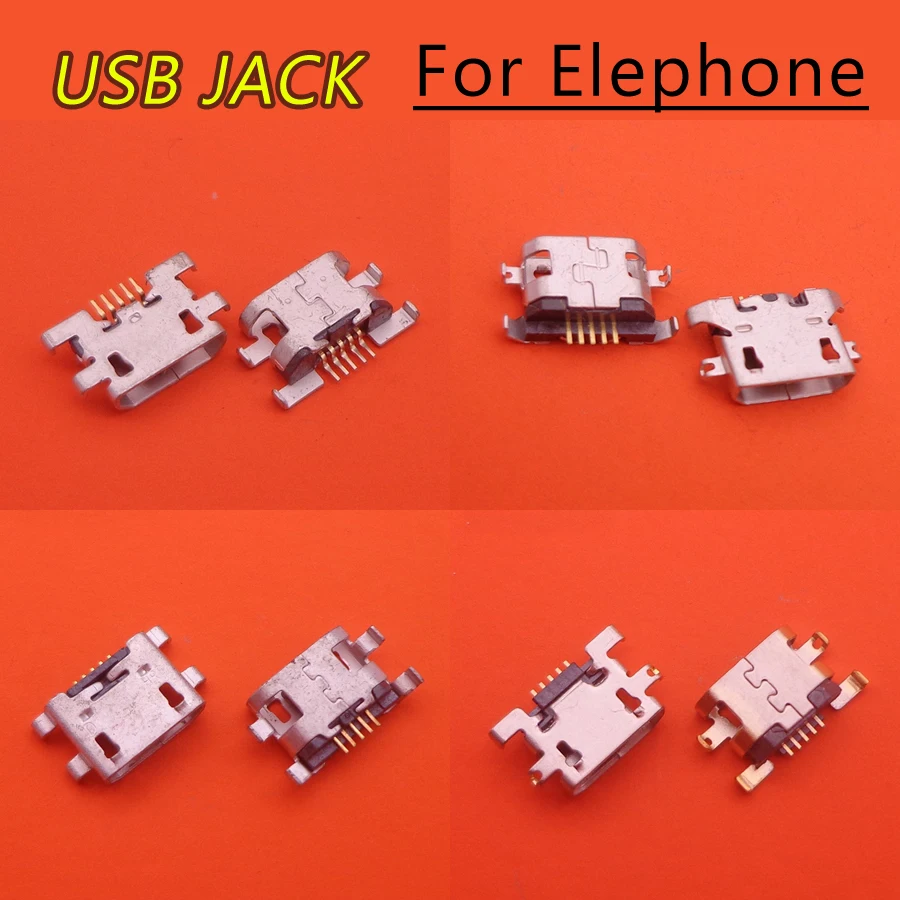 Разъем Mini Micro USB зарядное гнездо порт 5 шт. разъем для док-станции Elephone P8 MTK6750T MTK6735