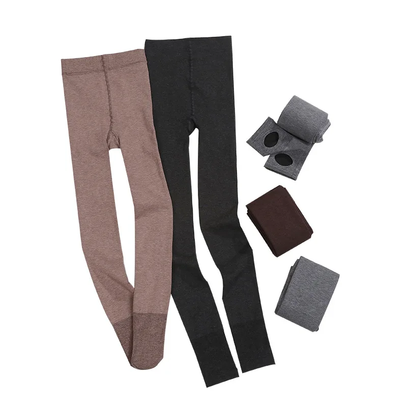 200g Plus Velvet Leggings Autumn and Winter Thickening Bottoming Socks Cotton Abdomen Buttocks Tights Women Pantyhose