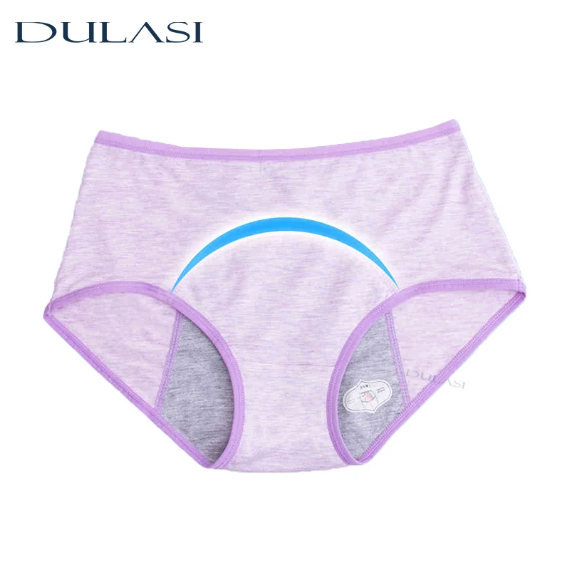 DULASI физиологические трусики для менструального периода хлопковое дышащее