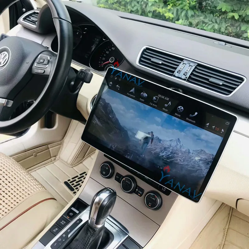 

Universal Android 9.0 car radio dvd player Rotation IPS Screen Car Gps Navigation 12.8 inch Car video audio player head unit
