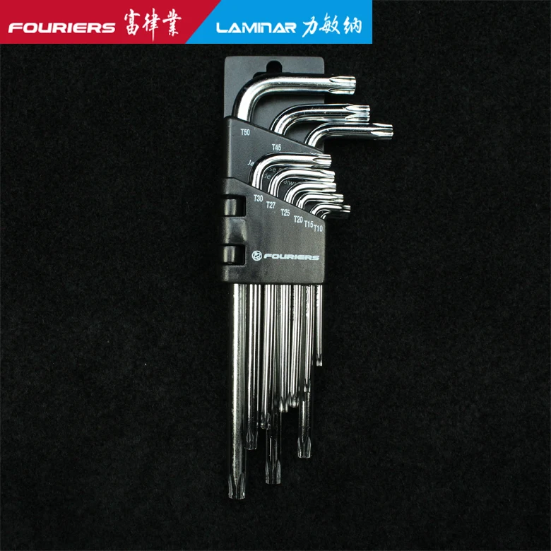 FOURIERS TL-ST004 Инструменты для ремонта велосипеда 9-секционный торцевой шестигранный