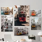 Винтажный постер Four Seasons и печать в португальском стиле, Картина на холсте, современные настенные картины, картины на улицу, для декора комнаты