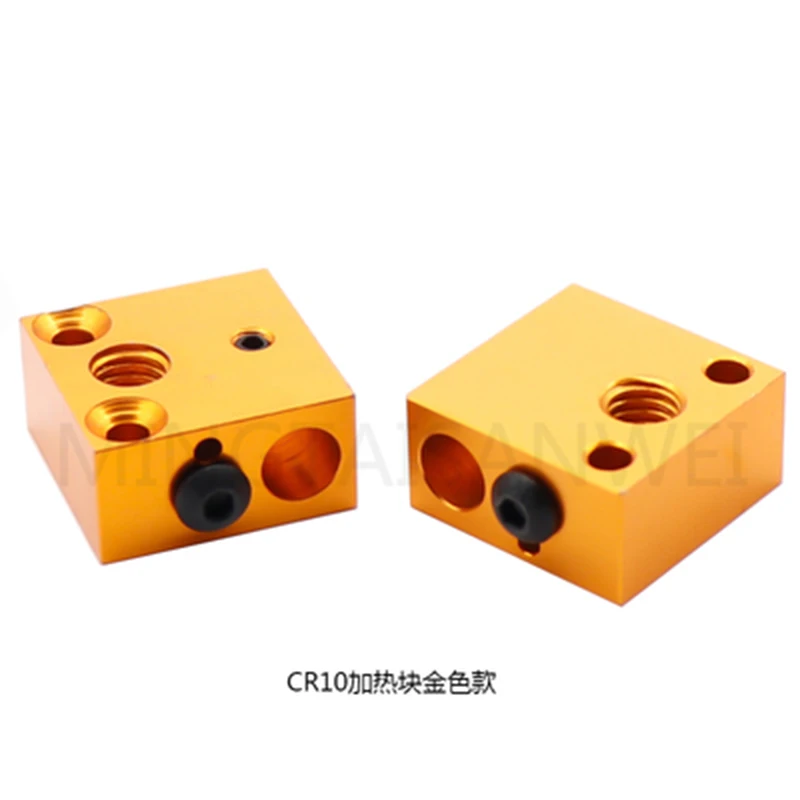 2/4 шт. MK7 MK8 20*20*10 мм алюминиевый нагревательный блок нагревательная головка