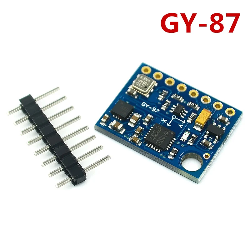 Фонарь 10DOF MPU6050 HMC5883L BMP180 GY87 модуль датчика фонарь | Электронные компоненты и