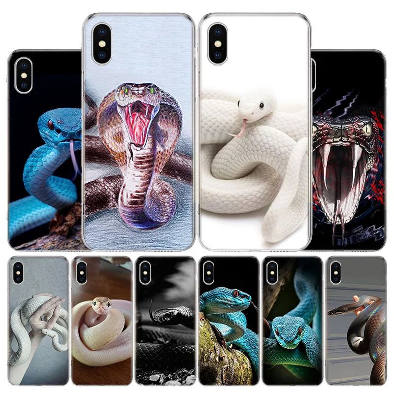 Animal Leather Snake Scales Phone Case For Apple iphone 13 12 11 Pro Max SE 2020 X XS XR 7 8 6 6S Plus Soft Cover Coque Fundas