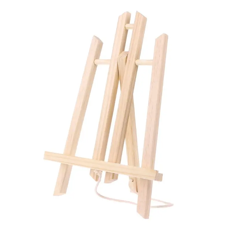 

Wood Easel Advertisement Exhibition Display Shelf Holder Studio Painting Stand