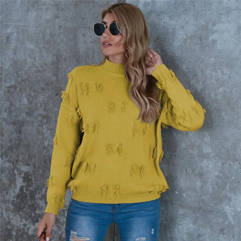 

Sweater Women Knitted New Slim Basic Sweet Sweetshirts For Women Popular Girl Top Women Warm Soft Female Tops