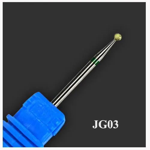 JG03 Корундовое сверло для ногтей, алмазная фреза, сверло для электрической машины, пилочки для маникюра, гель для удаления, аксессуары для ногтей, инструмент JG01-17-1 - Цвет: JG03