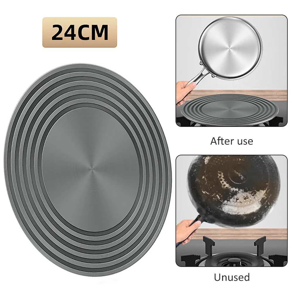 24cm induction hob converter cooking plate heat diffuser converter gas electric induction heat conduction plate kitchen gadgets free global shipping