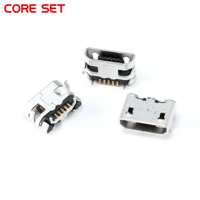Разъем Micro USB 5 контактов 50 шт. гнездо для зарядки MP3/4/5 других мобильных телефонов