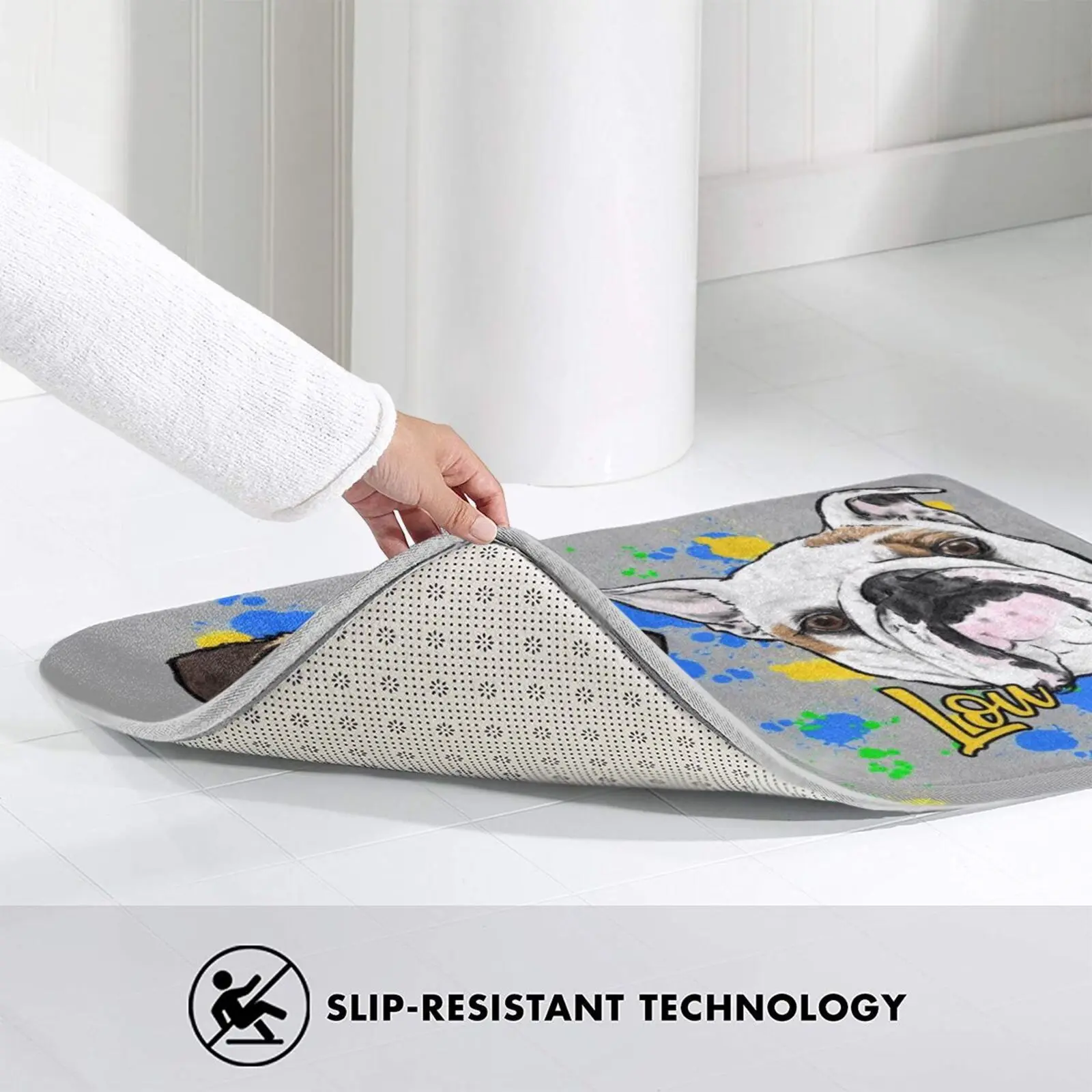 Мягкий Нескользящий Коврик Moo &amp Lou коврик подушка для собаки мопса бульдога | Дом