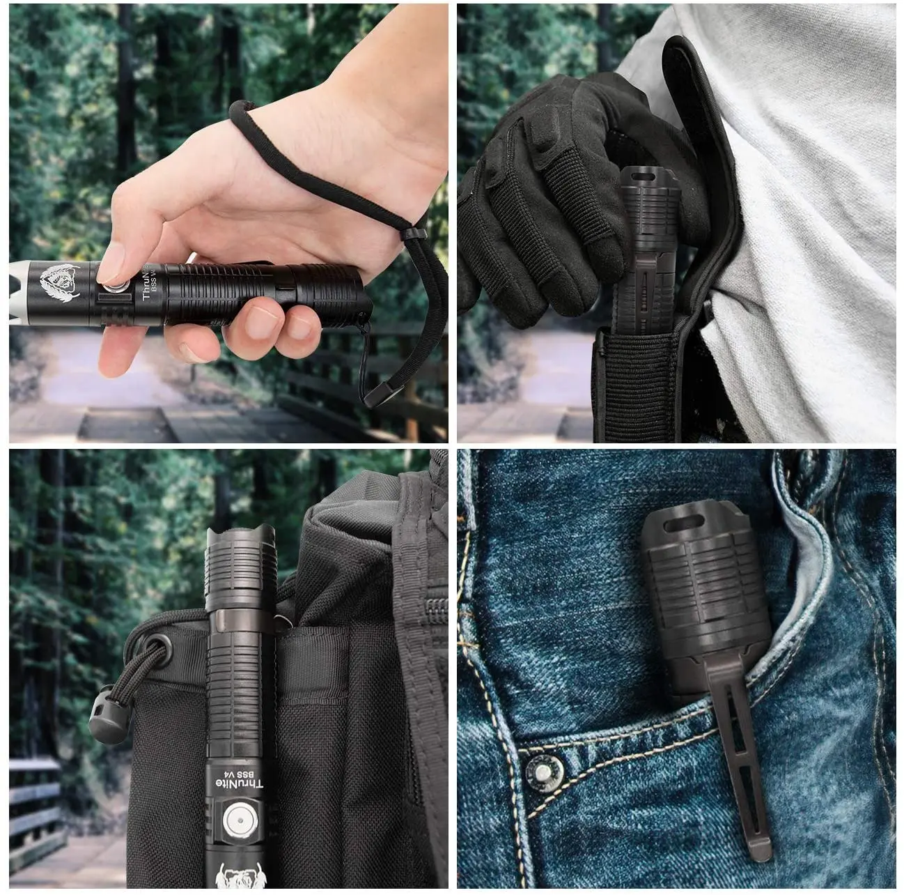 THRUNITE БСС V4 EDC фонарь светодиодный Ультра яркий фонарик 2500 люмен IMR 18650 Батарея в