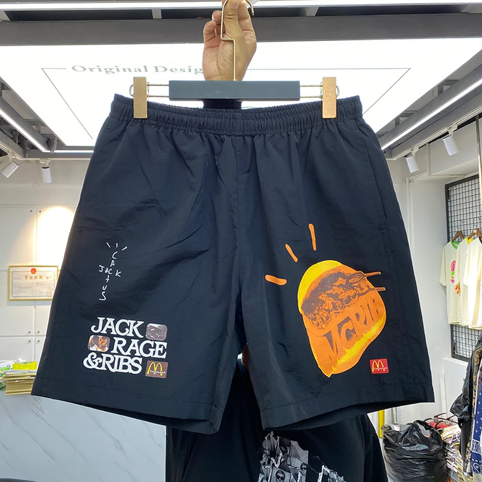 

Шорты мужские/женские черные сетчатые на шнурке, водостойкие