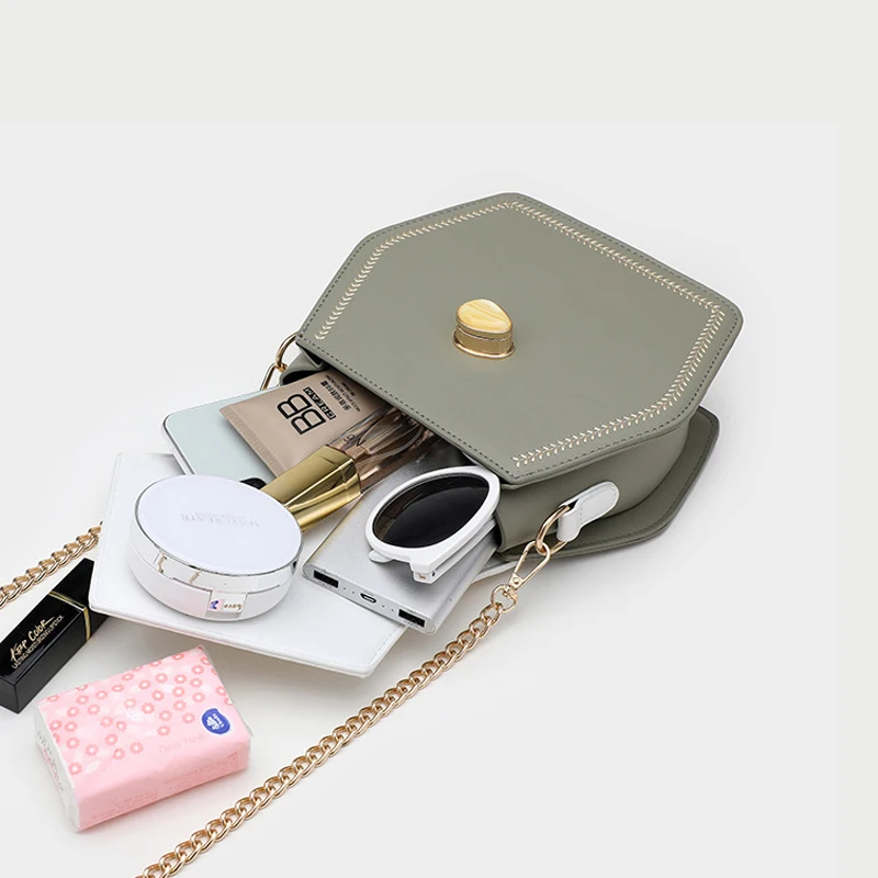 Одноцветные кожаные мини сумки через плечо для женщин 2020 летняя сумка женские