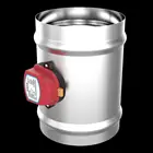 80 мм нержавеющая сталь воздушный Демпферная заслонка вентиляции и кондиционирования Электрический воздуховод приводной клапан для 3 дюймов вентиляционные трубы клапан 220V 24V 12V