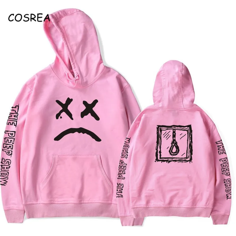 Lil Peep Забавный пуловер Lil Peep толстовки с принтом больших размеров для мужчин Повседневная Уличная Толстовка с длинным рукавом