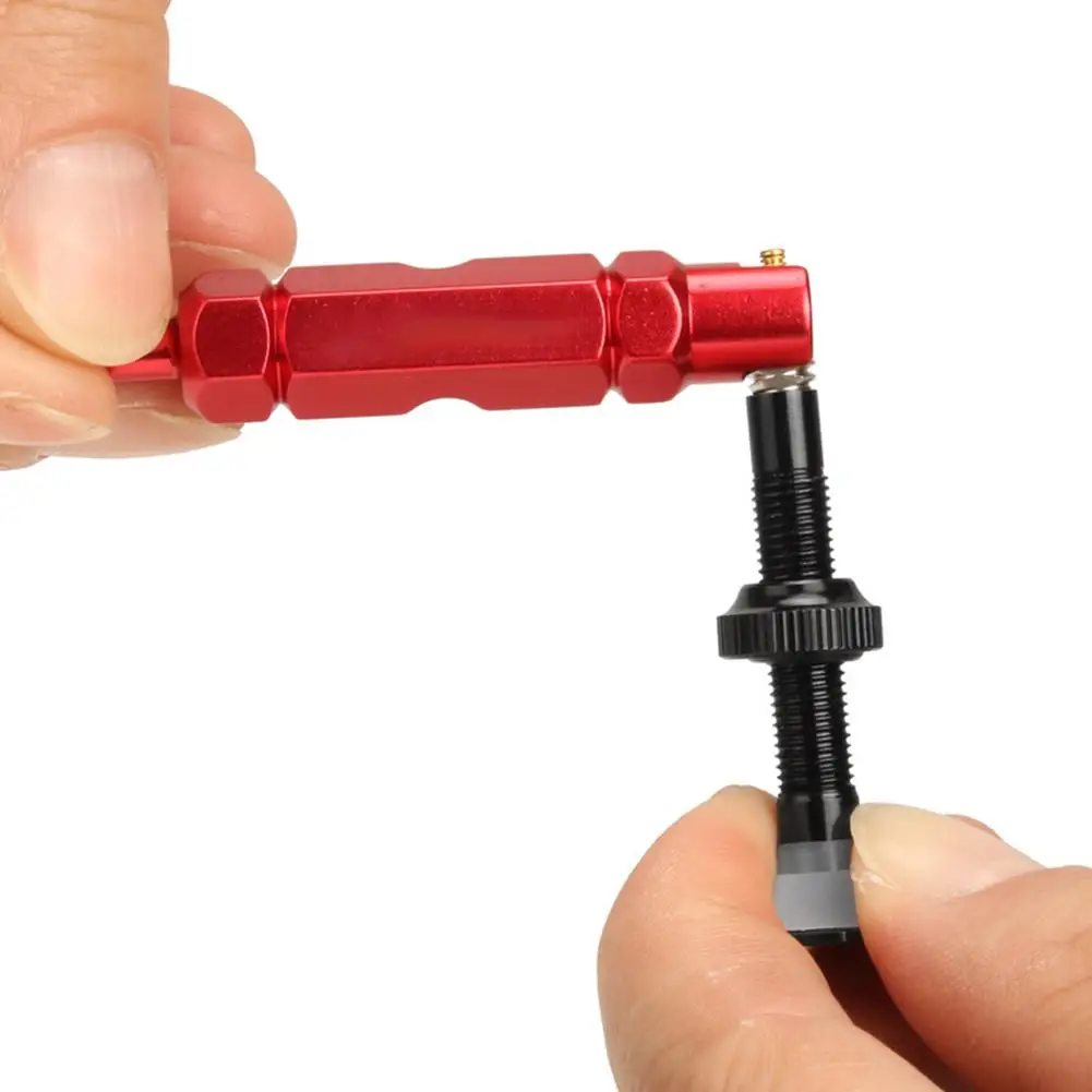 MTB Bike Wrench Valve Core Remover Multi-function Anti-slip Air Spanner Disassembly Tool Tubeless Cycle Schrader | Спорт и