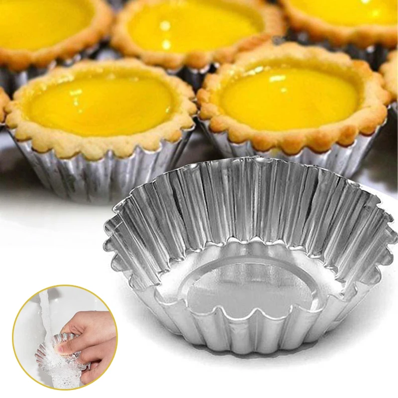 Двухсторонняя Оловянная утолщенная форма для торта плоская пудинга инструменты