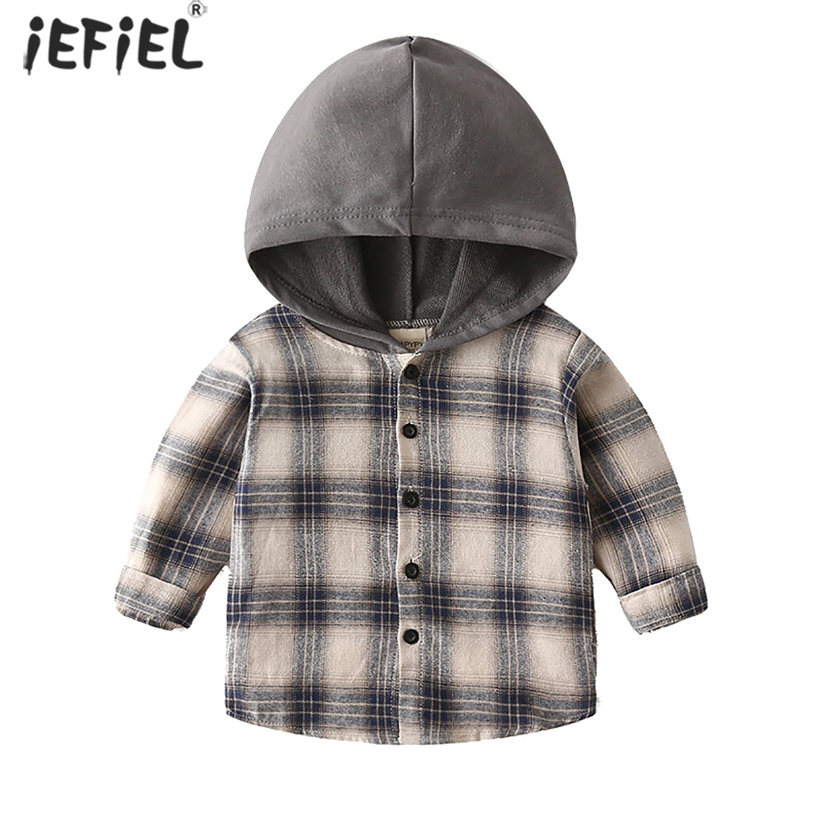 

Рубашка детская с капюшоном, на возраст 1-7 лет