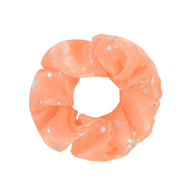

Organza Hair Rope Korean Ponytail Holder Hair Ties Elastic Rubber Hair Bands Shiny Star Chiffon Hair Scrunchies Hair Accessories