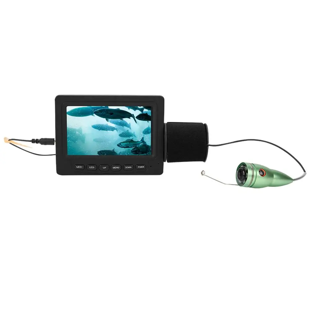 4.3 Inch 1000TVL Underwater Fish Finder Fishing Camera 6pcs Infrared Lamp Lights Off Function Fishfinder IP68 Waterproof | Спорт и